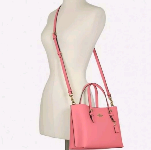 Coach Bags Mollie Tote Bag 25 ColorTaffy Leather Handbag Womens Fashion - Picture 10 of 15